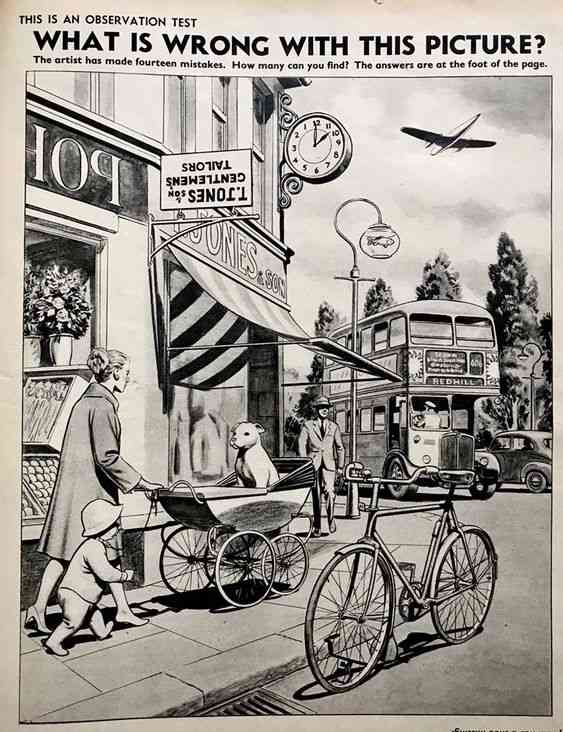 what are the mistake in the picture